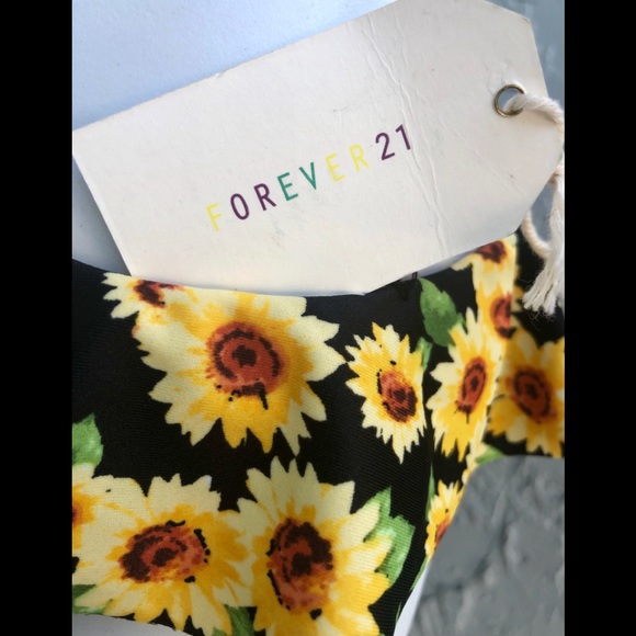 NWT forever 21 sunflower 🌻 bikini bottom - Picture 2 of 3
